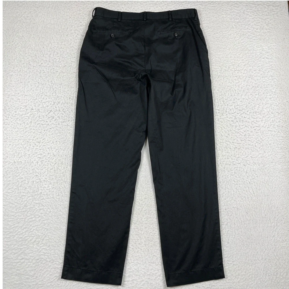 Polo Ralph Lauren Pants Mens 34x34 (Fit 34x30) Black Straight Classic Preppy
